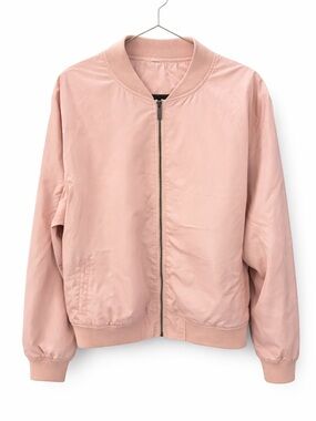Women's Blush Pink Bomber Jacket